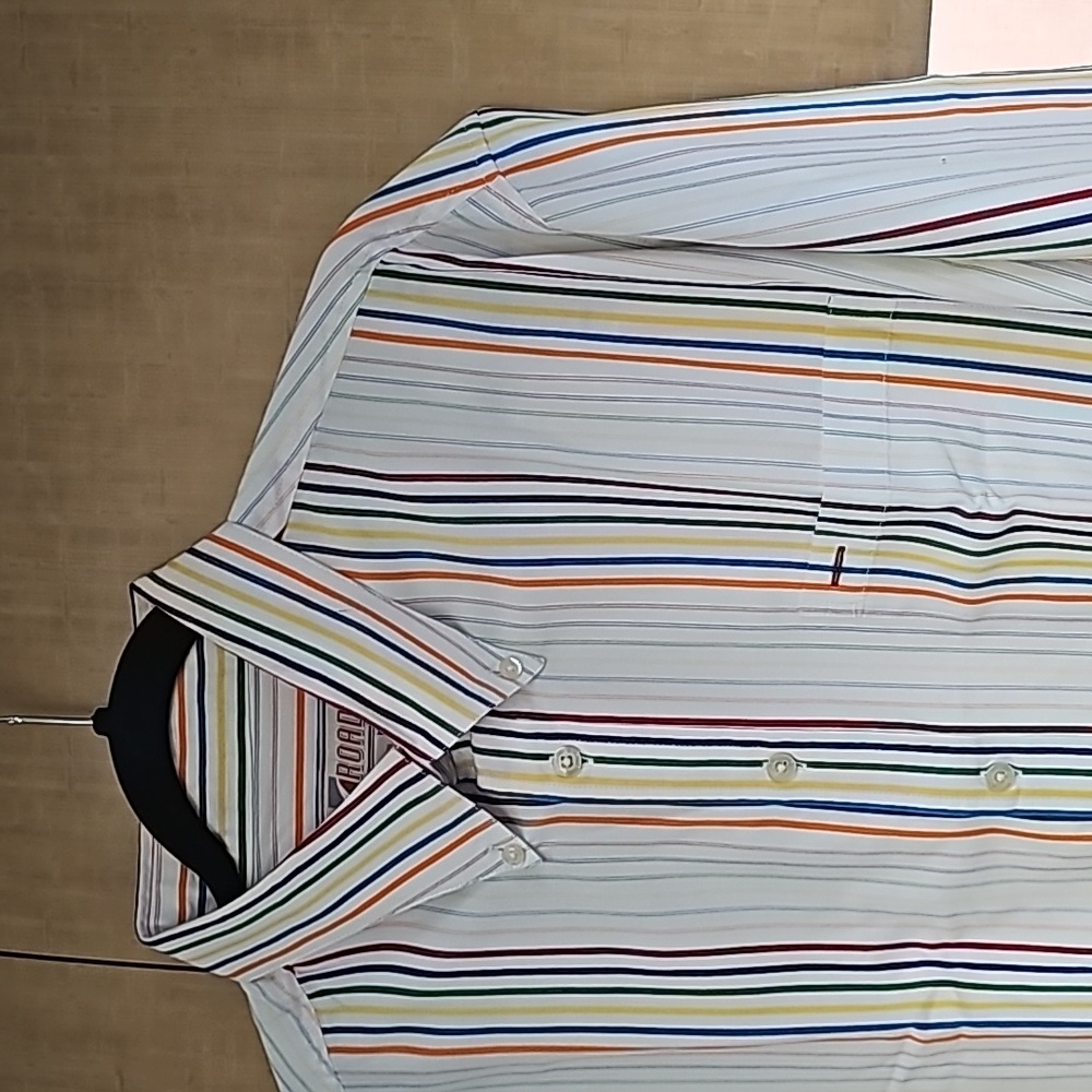 Rainbow Button Down Dress Shirt